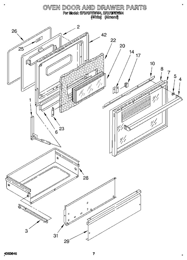 Diagram for SF370PEWN4