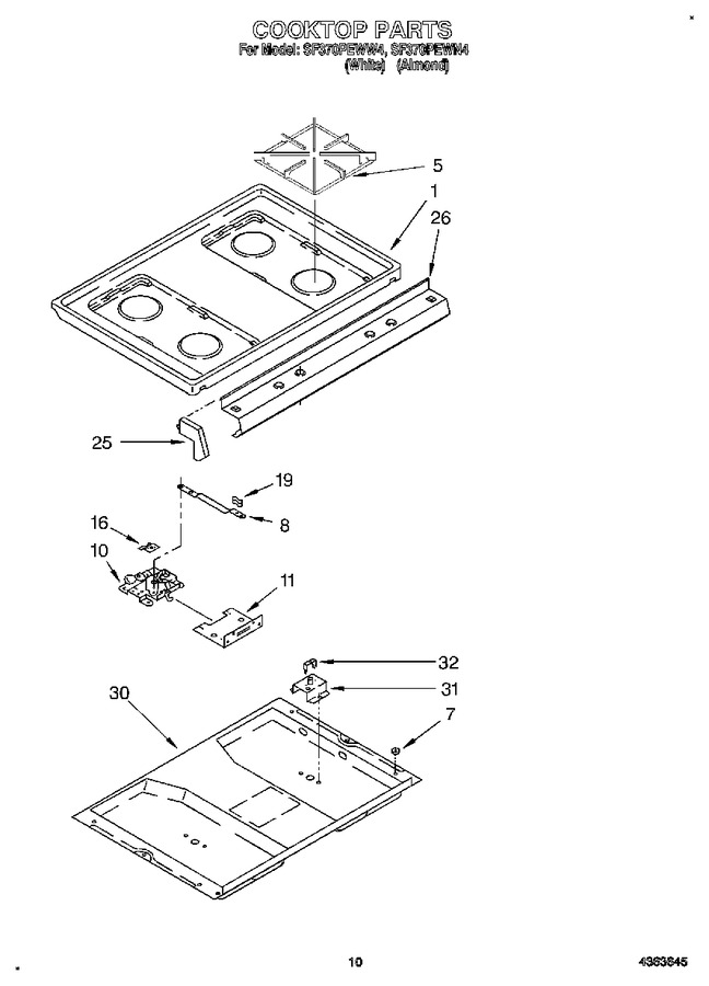 Diagram for SF370PEWN4