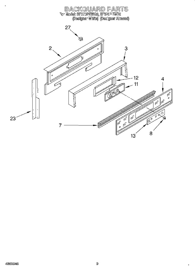 Diagram for SF370PEWZ0