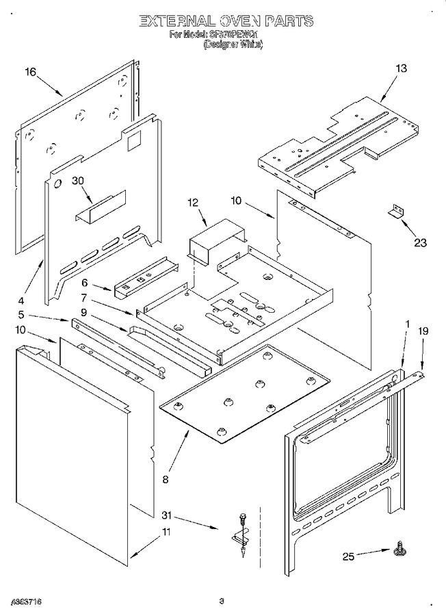 Diagram for SF370PEWQ1