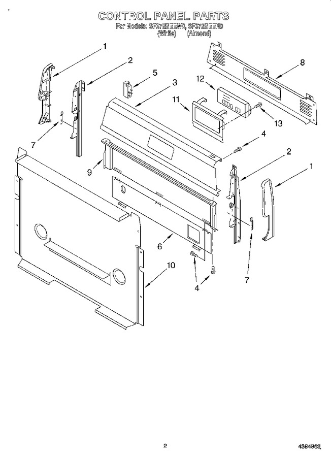 Diagram for SF372BEEW0