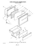 Diagram for 06 - Oven Door And Drawer