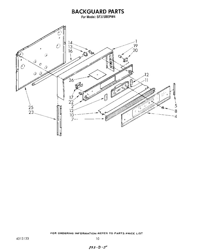 Diagram for SF375BEPW4