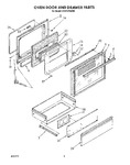 Diagram for 06 - Oven Door And Drawer