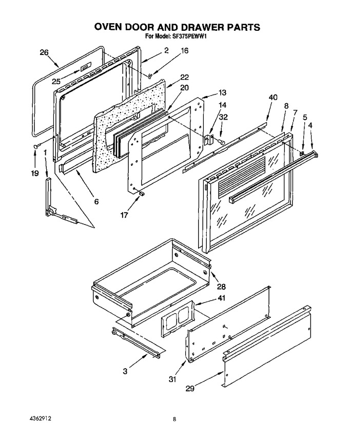 Diagram for SF375PEWW1