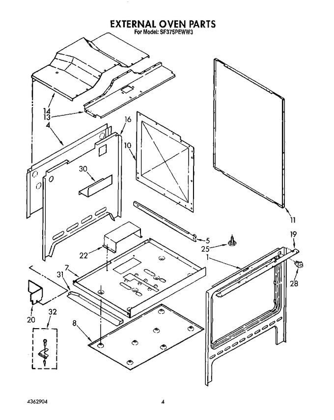 Diagram for SF375PEWW3