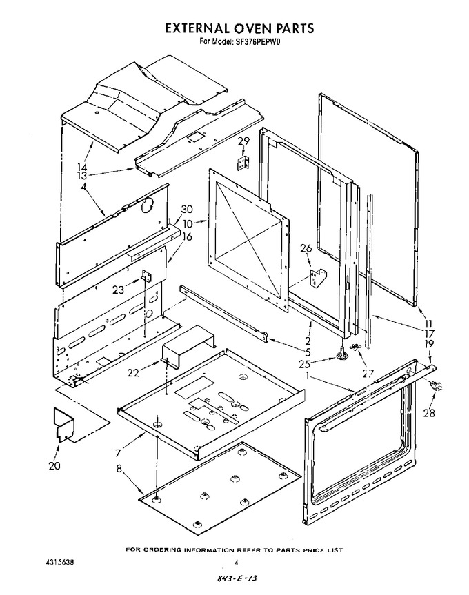 Diagram for SF376PEPW0