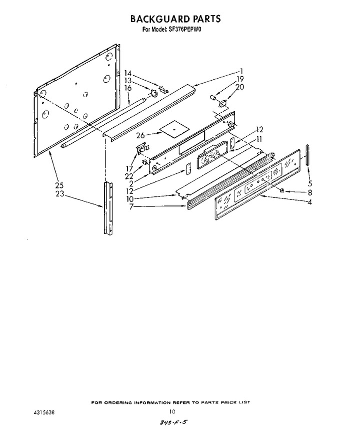 Diagram for SF376PEPW0