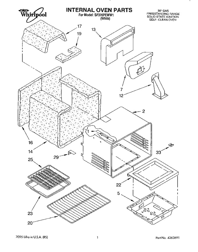 Diagram for SF376PEWW1