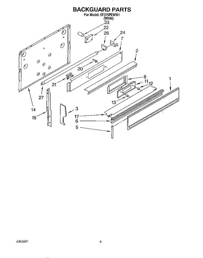 Diagram for SF376PEWW1