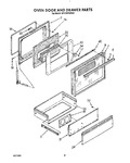 Diagram for 06 - Oven Door And Drawer