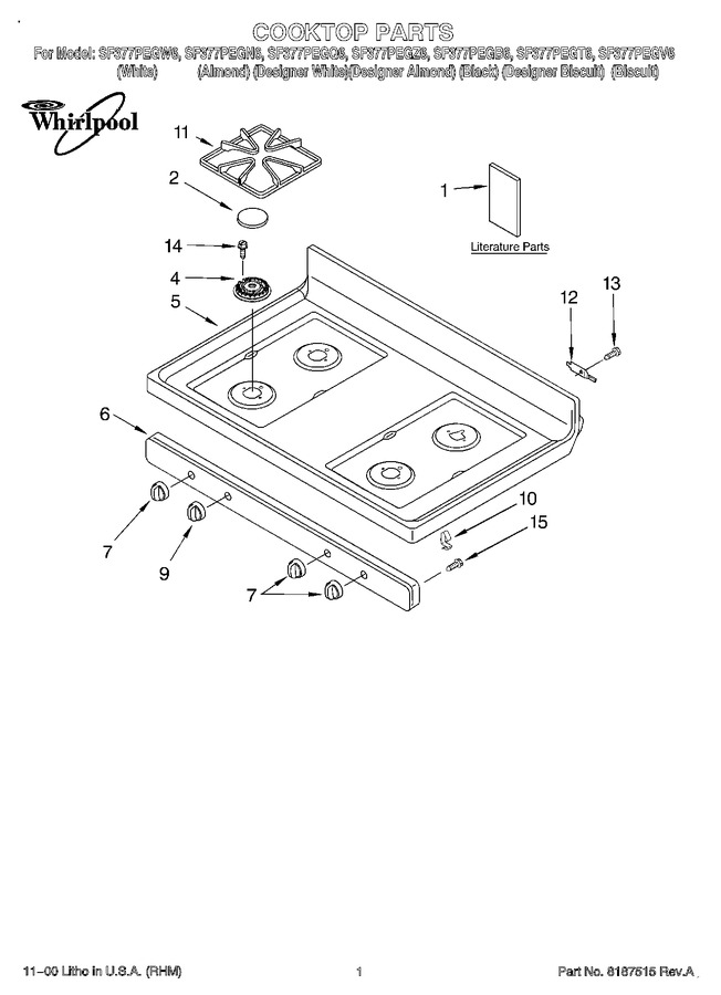 Diagram for SF377PEGZ6