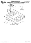 Diagram for 01 - Cooktop Parts