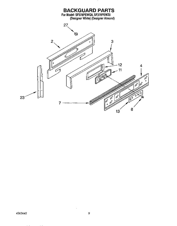 Diagram for SF378PEWQ0