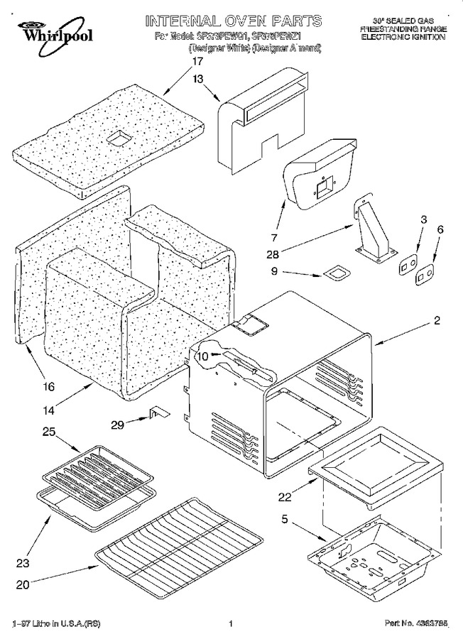 Diagram for SF378PEWZ1