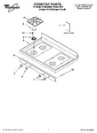 Diagram for 01 - Cooktop Parts