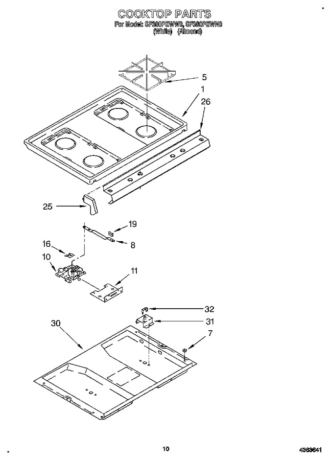 Diagram for SF380PEWW0