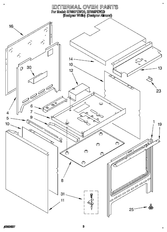 Diagram for SF380PEWQ0