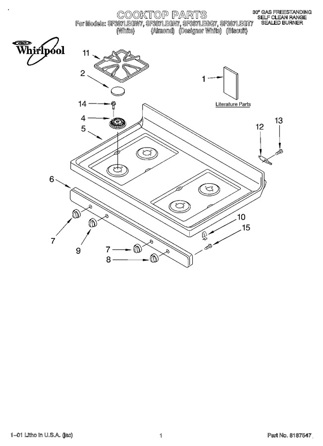 Diagram for SF387LEGN7