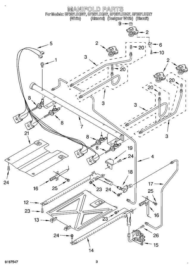 Diagram for SF387LEGT7