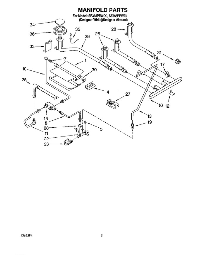 Diagram for SF388PEWQ0