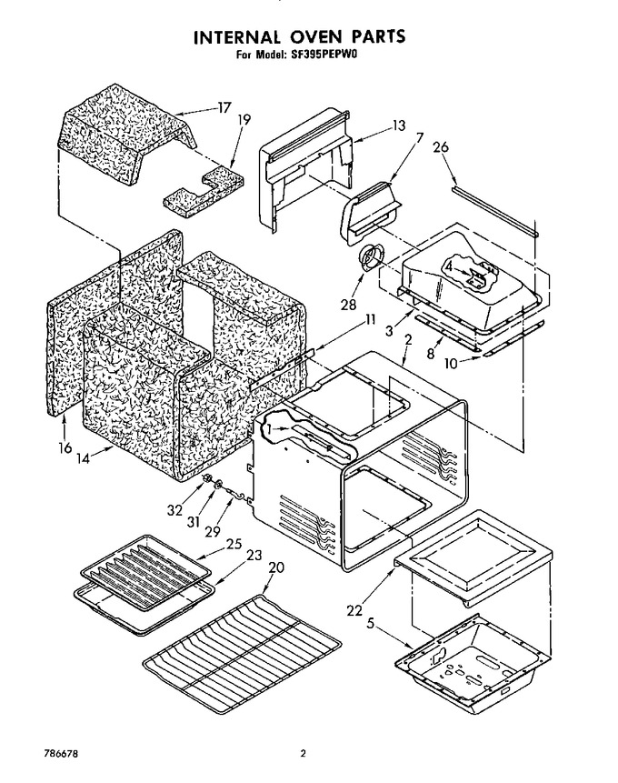 Diagram for SF395PEPW0