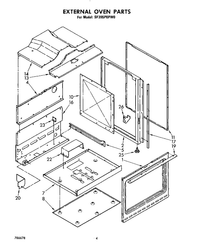 Diagram for SF395PEPW0