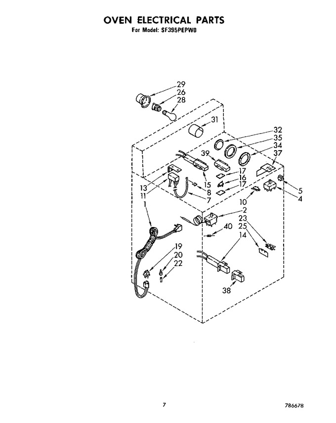 Diagram for SF395PEPW0