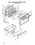 Diagram for 06 - Oven Door And Drawer