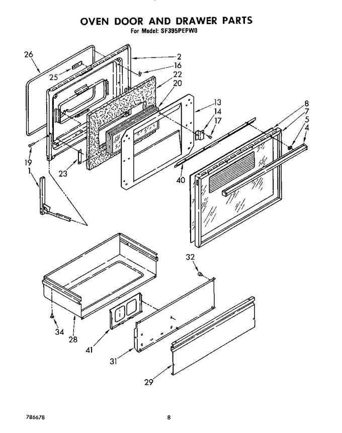 Diagram for SF395PEPW0