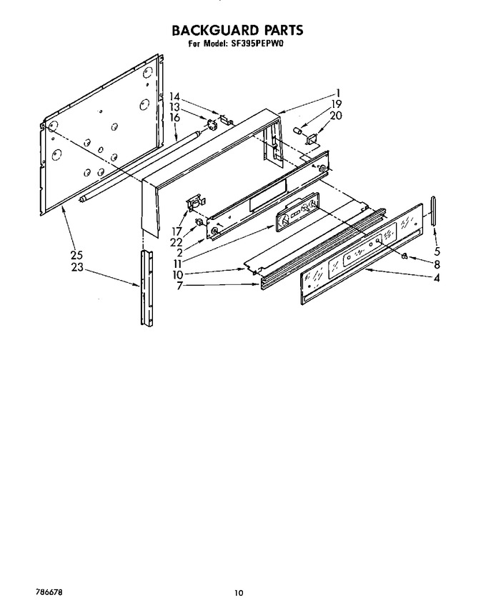 Diagram for SF395PEPW0
