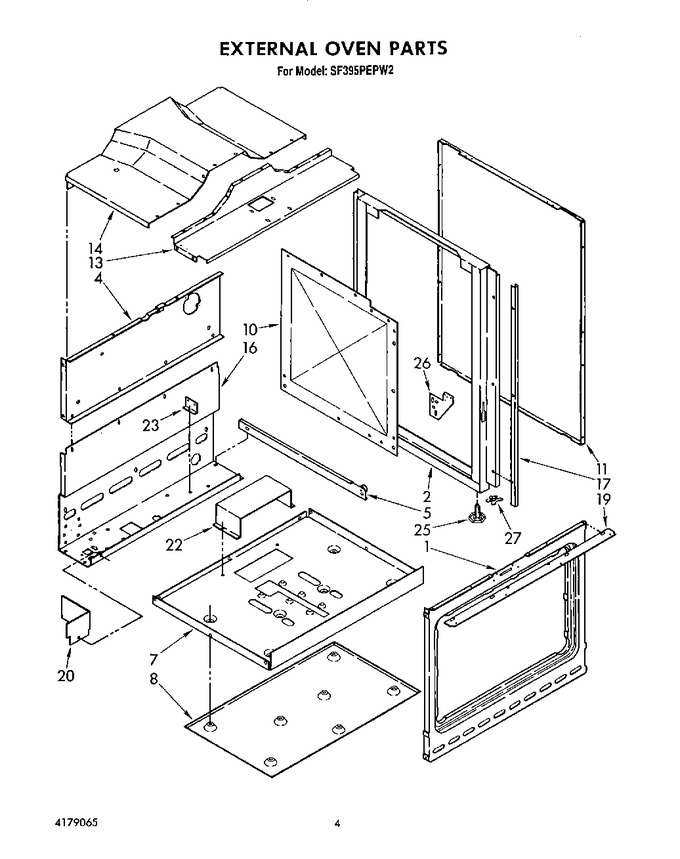 Diagram for SF395PEPW2