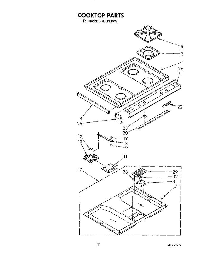 Diagram for SF395PEPW2
