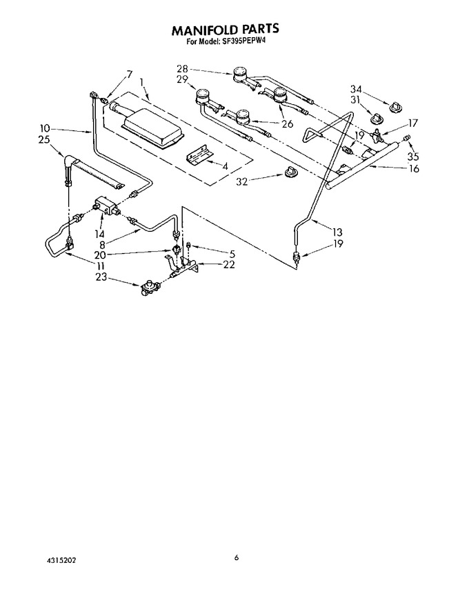 Diagram for SF395PEPW4