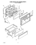 Diagram for 06 - Oven Door And Drawer