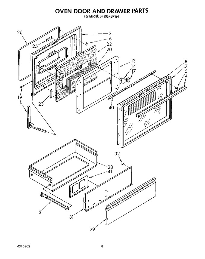 Diagram for SF395PEPW4