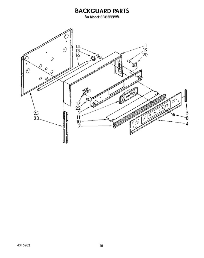 Diagram for SF395PEPW4