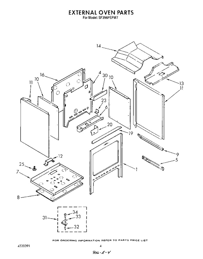 Diagram for SF396PEPW7