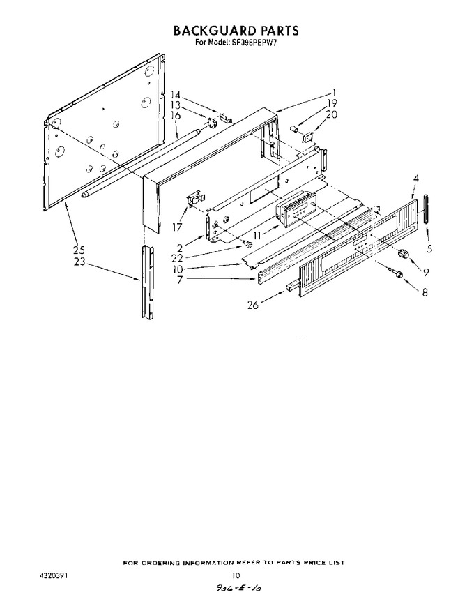 Diagram for SF396PEPW7
