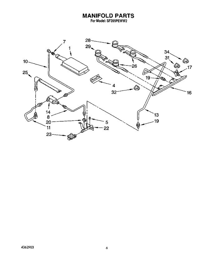 Diagram for SF395PEWW2