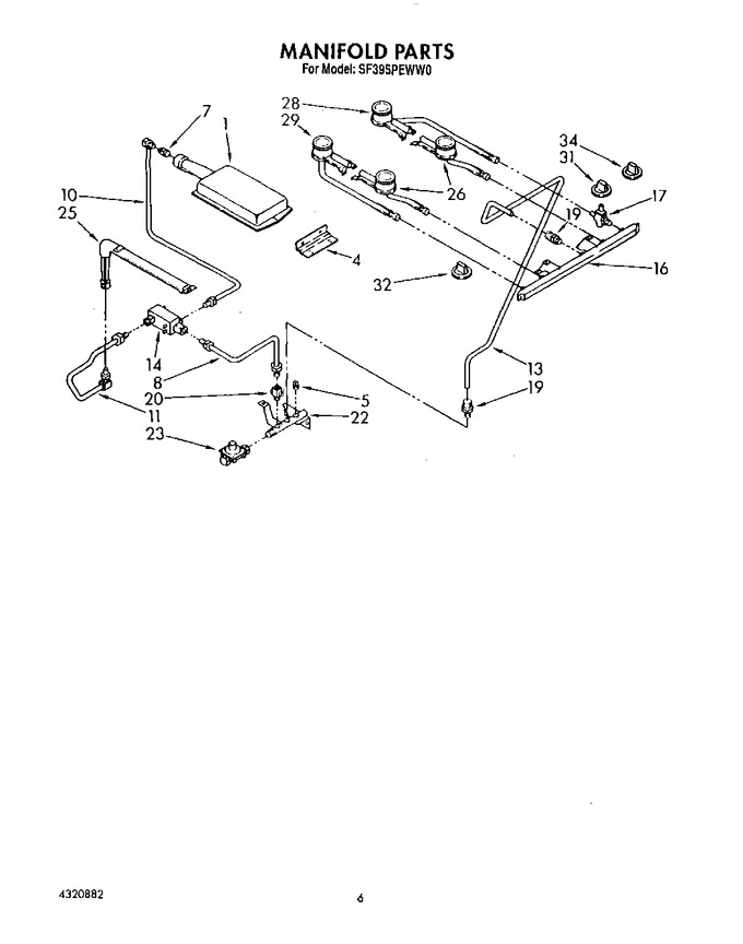 Diagram for SF395PEWW0