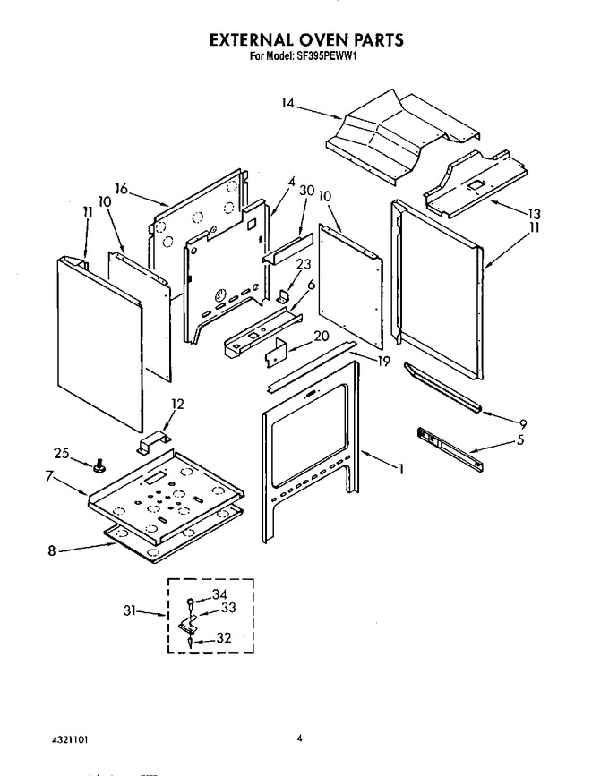Diagram for SF395PEWW1