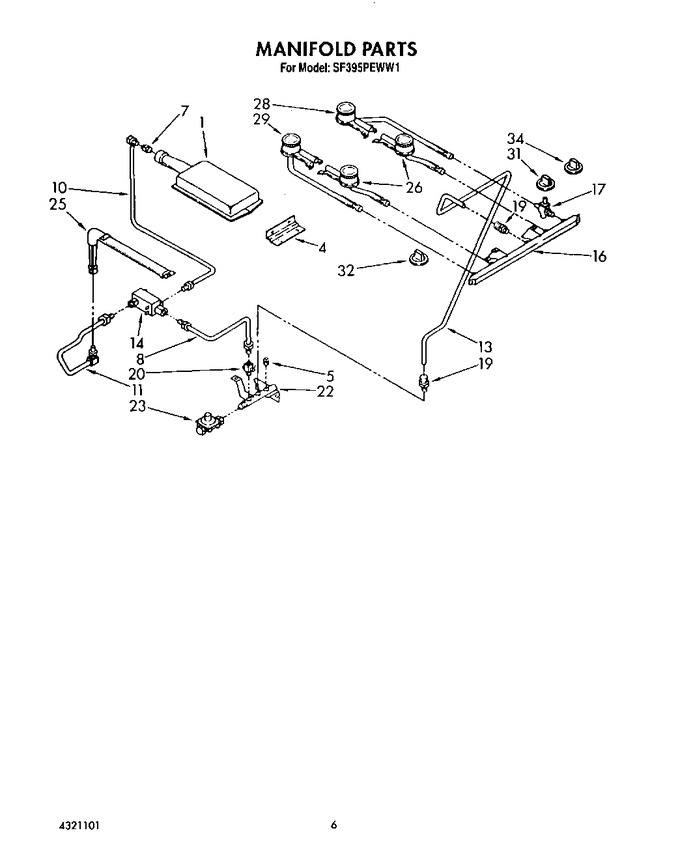 Diagram for SF395PEWW1