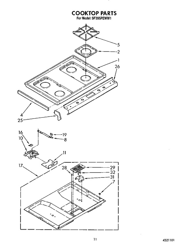 Diagram for SF395PEWW1