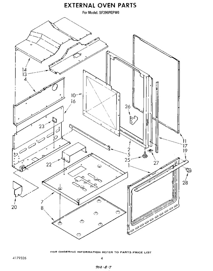 Diagram for SF396PEPW0