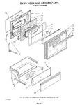 Diagram for 06 - Oven Door And Drawer