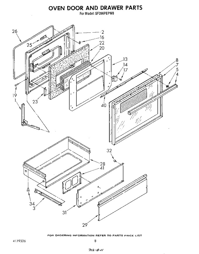 Diagram for SF396PEPW0