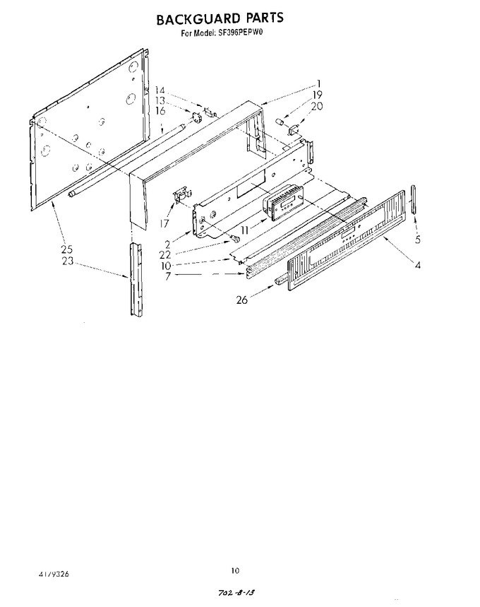 Diagram for SF396PEPW0