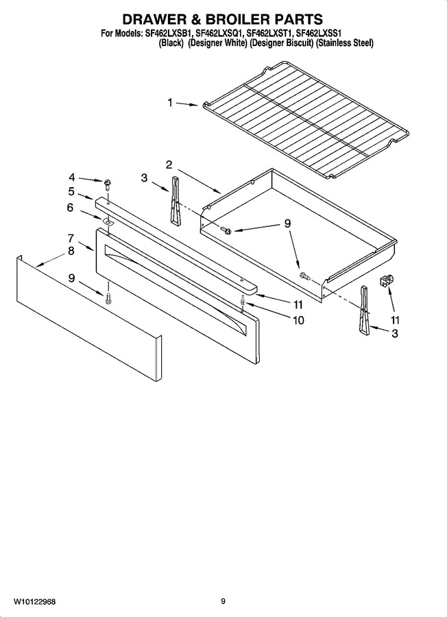 Diagram for SF462LXSQ1
