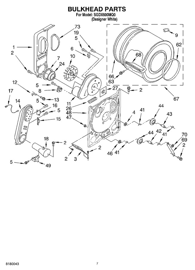 Diagram for SGDX600MQ0